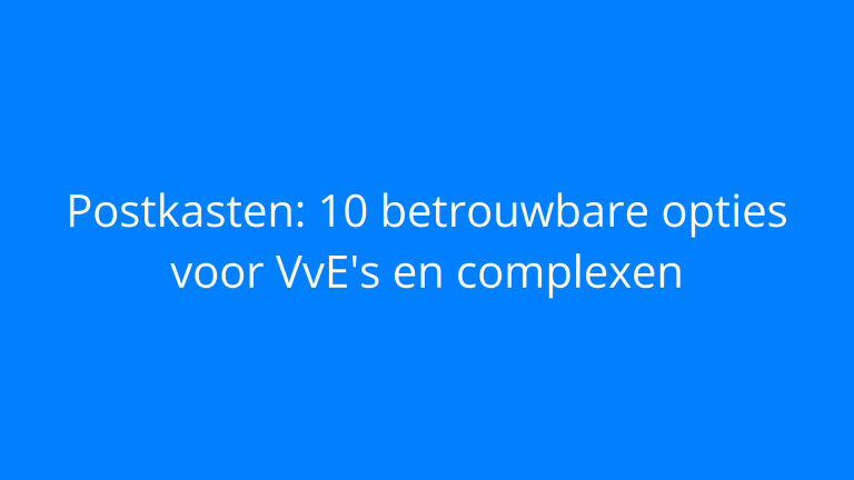 IntercomDirect postkasten